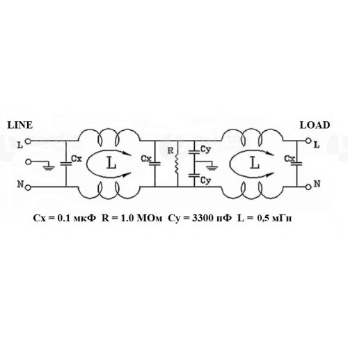 Эми-фильтр CW4L2-20A-T (DС 0-50V)