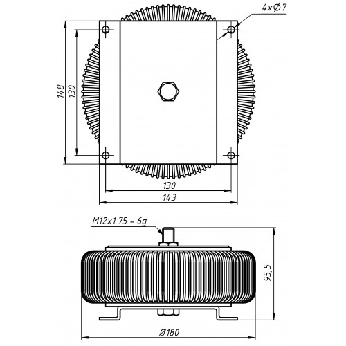 Трансформатор ПКФЛ 685-220В/48В (тип 1)