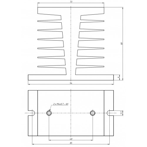 Радиатор Реле твердотельное однофазное SSR120AA